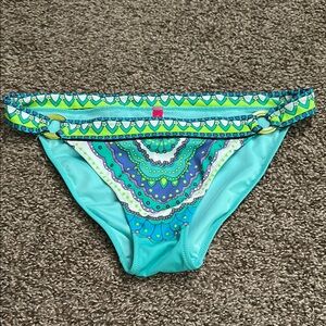 Victoria's Secret Blue and Green Bikini Swimwear
